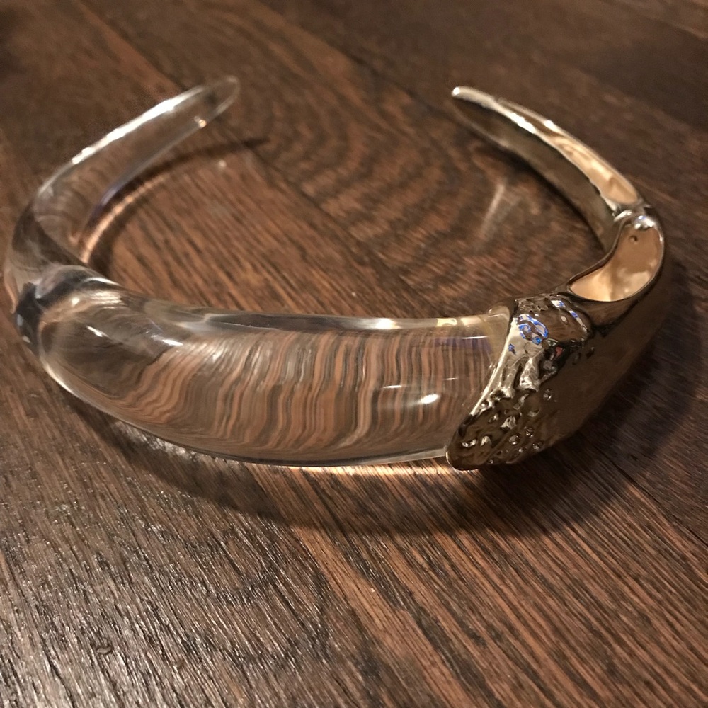 Alexis Bittar Lucite with Gold Dust Chocker